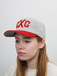 Бейсболка AMERICAN NEEDLE арт. 21005A-CXG Cuban X-Giants Archive Legend NL (красный / серый)